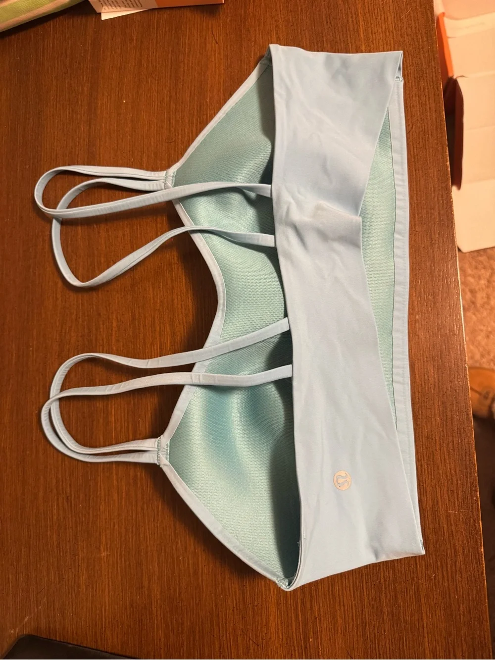 Lululemon Like a Cloud Bra - Washed Blue, Light Support (B/C Cup) size 12 - Picture 3 of 4